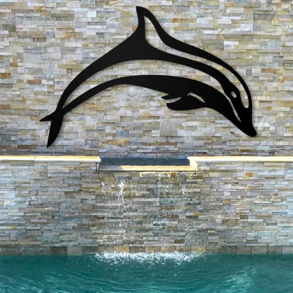 Dolphin Metal Wall Art