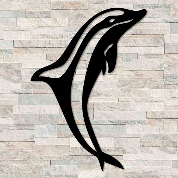 Dolphin Metal Wall Art - Image 2
