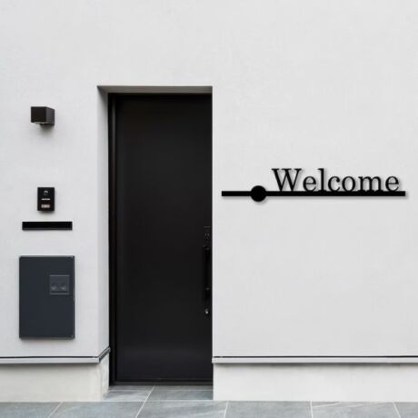 House Entrance Metal Welcome