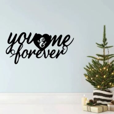 You and Me Forever - Metal Wall Art